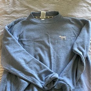 Pink mock neck sweatshirt